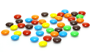 Het meten van hersenvolumes is leuker als je dit met M&M's doet. Feitje, een melkchocolade M&M heeft een volume van ongeveer 600 kubieke millimeter.