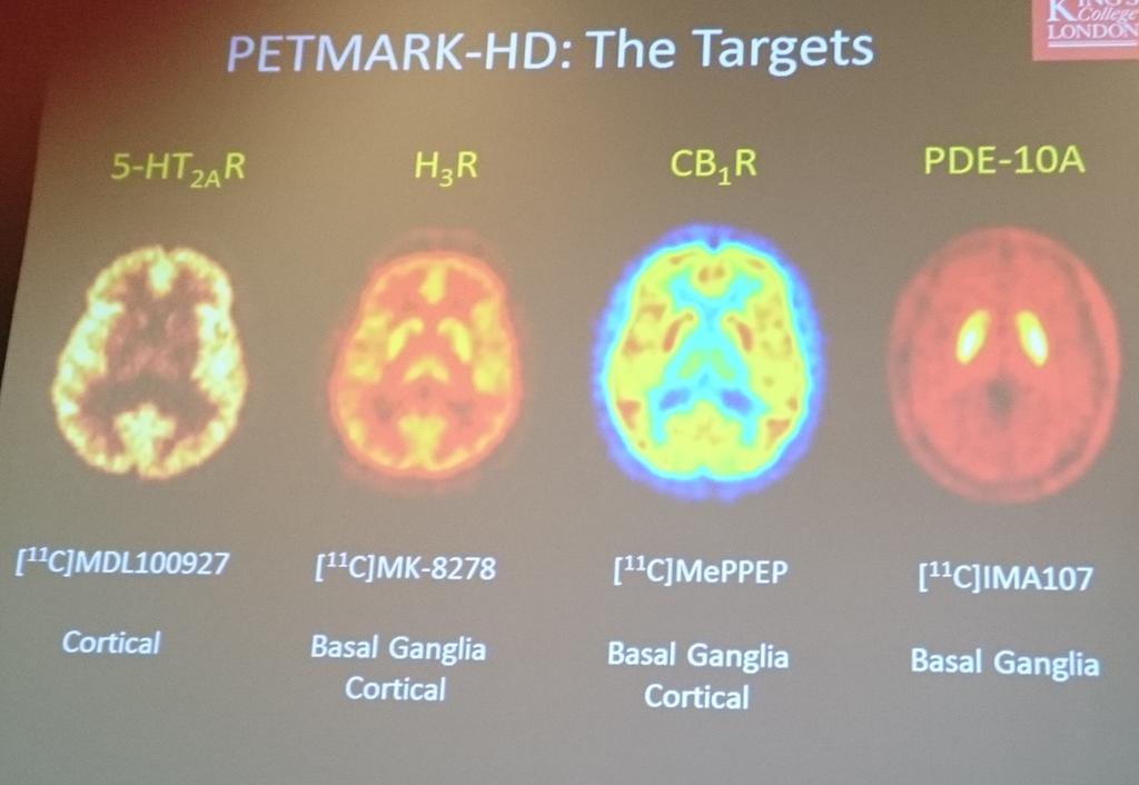 Marios Politis kondigt PETMARK-HD aan, een studie die verscheidene moleculaire scan methoden voor de eerste keer in de ZvH vergelijkt.
