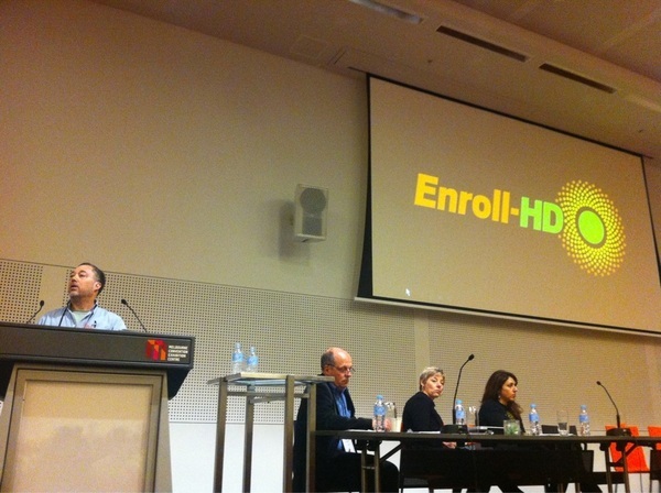 Robi Blumenstein van CDHI, Wereldcongres over de Ziekte van Huntington, Melbourne 2011  